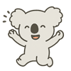 パソコンに向かっているコアラ - 制作ステップ